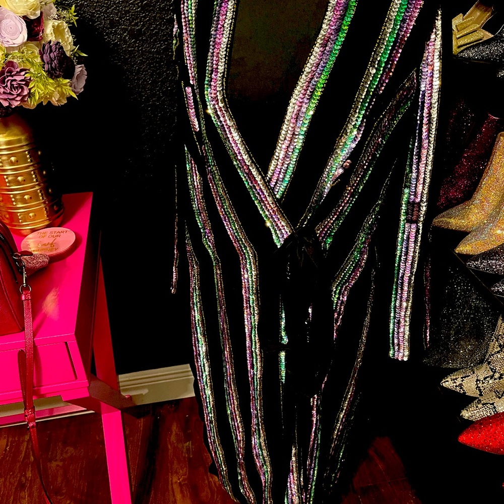 ASOS Holiday NYE Sequin Midi Dress